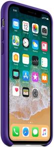 for iPhone X - Silicone Case Ultra Violet