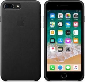 for iPhone 7/8 Plus - Leather Case Black