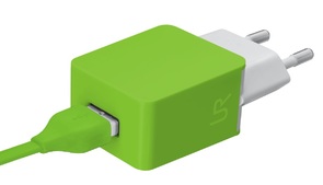 Зарядний пристрій Trust Wall Charger 1xUSB Green (20146)
