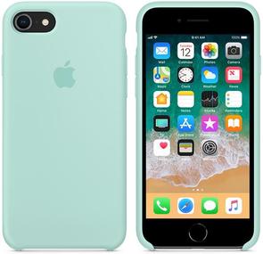 for iPhone 7/8 - Silicone Case Marine Green