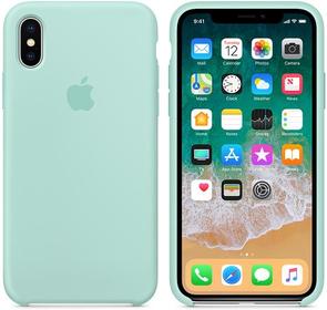 for iPhone X Silicone Case - Marine Green