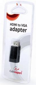 Перехідник-конвертер Cablexpert HDMI to VGA Black