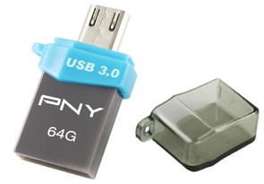 Флешка USB PNY OTG Duo-Link OU3 64GB FDI64GOTGOU3G-EF