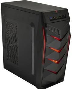 Фото: Корпус Frontier Jumbo 02B2 400W Black Red (JUMBO–02B2–400 RED) № 3 | KTC