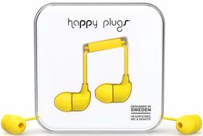 Гарнітура Happy Plugs Headphones In-Ear Yellow (7721)