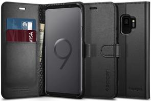 Чохол-книжка Spigen для Samsung Galaxy S9 - Wallet S Black