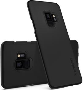 Чохол-накладка Spigen для Samsung Galaxy S9 - Thin Fit Black (SF)