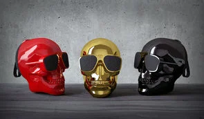 Фото: Портативна колонка Jarre Technologies AeroSkull XS Plus Chrome Black (ML80071) № 3 | KTC