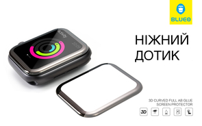 Захисне скло Blueo for iWatch 4 40mm 3D Black