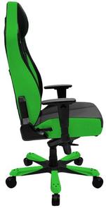 Крісло ігрове DXRacer Classic OH/СЕ120/NE Vinil шкіра, Al основа, Black/Green