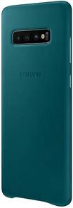 Чохол-накладка Samsung для Galaxy S10 Plus (G975) - Leather Cover Green