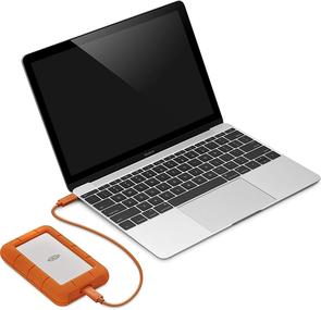 Зовнішній жорсткий диск LaCie Rugged for Mac 4TB STFR4000800 Orange