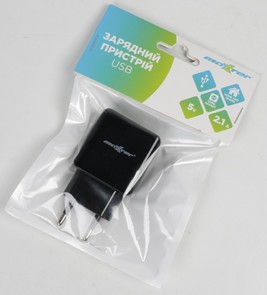 Зарядний пристрій Maxxter UC-23A 2xUSB 2.1A Black