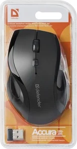 Фото: Миша Defender Accura MM-295 Black (52295) № 3 | KTC