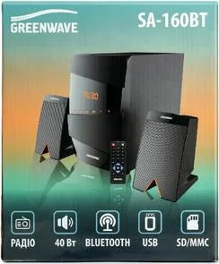 Фото: Колонки GREENWAVE SA-160BT Black/Orange (R0015304) № 3 | KTC