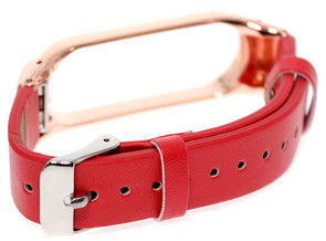 Ремінець Climber for Xiaomi Mi Band 4 - PU Strap Red (CBXM406 Red)