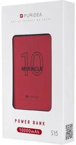 Фото: Батарея універсальна Puridea S15 10000mAh Red (S15-Red) № 4 | KTC