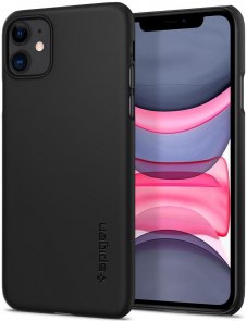 Чохол-накладка Spigen для Apple iPhone 11 - Thin Fit Black