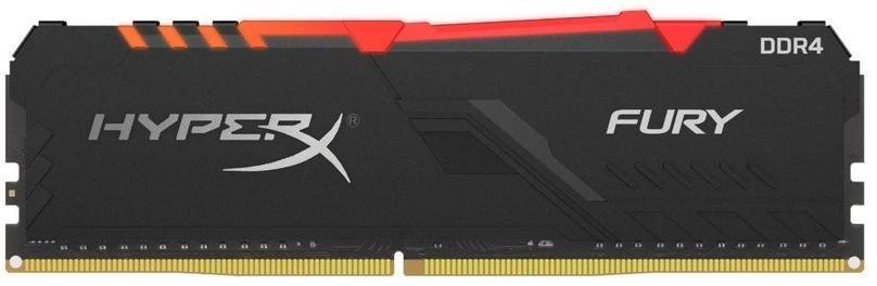 Оперативна пам’ять Kingston HyperX Fury RGB Black DDR4 1x8GB HX424C15FB3A/8