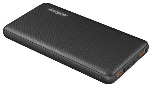 Батарея універсальна Energizer UE10044PQ 10000mAh, 2xUSB, Type-C, PD2.0, Black