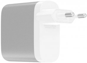 Зарядний пристрій Belkin BOOST CHARGE 27W USB-C Home Charger Silver (F7U060VF-SLV)