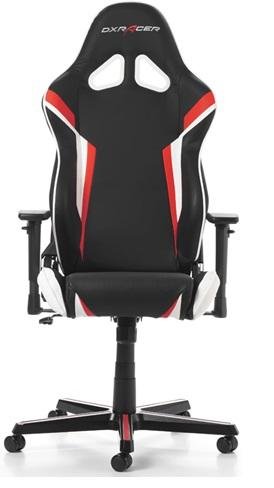 Крісло ігрове DXRacer Racing OH/RZ288/NRW, PU шкіра, Al основа, Black/Red/White