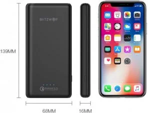 Фото: Батарея універсальна BlitzWolf BW-P6 10000mAh Black № 3 | KTC