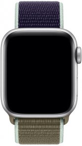 Ремінець HiC for Apple Watch 40mm -Sport Loop Midnight Blue/Olive