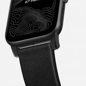Фото: Ремінець Nomad for Apple Watch 42/44mm - Modern Strap Black (NM1A41BM00) № 4 | KTC