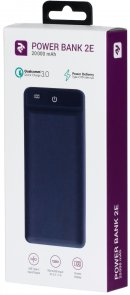 Батарея універсальна 2E PB2005AQC 20000mAh Dark Blue (2E-PB2005AQC-DARKBLUE)