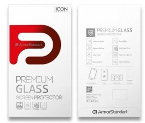 Захисне скло ArmorStandart Icon для смартфону Samsung A41 (A415 2020) - Full Glue, Black