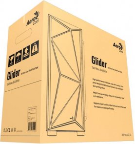  Корпус AeroCool Glider Cosmo-G-BK-v1 Black with window