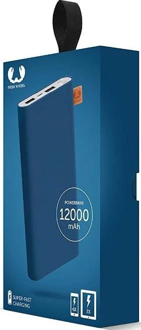 Фото: Батарея універсальна Fresh 'N Rebel V2 12000mAh Indigo (2PB4500IN) № 4 | KTC