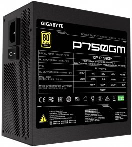 Блок живлення Gigabyte 750W GP-P750GM