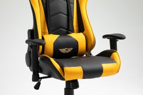 Крісло ігрове Frimecom Santos, Black/Yellow