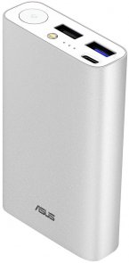 Батарея універсальна ASUS Power Bank Zen Power 100S0C 10050mAh Silver (90AC02V0-BBT008)