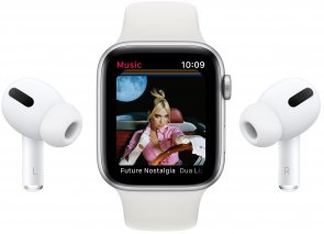 Смарт годинник Apple Watch Nike Series SE GPS 44mm Space Gray Aluminium Case with Anthracite/Black (MYYK2)