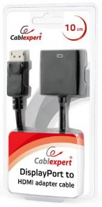 Адаптер Cablexpert DP / HDMI Black (AB-DPM-HDMIF-002)