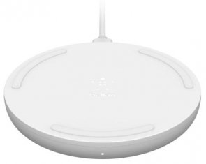 Зарядний пристрій Belkin Pad Wireless Charging Qi 15W White (WIA002VFWH)