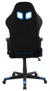 Крісло ігрове DXRacer NEX EC/OK01/NB, PU шкіра, Al основа, Black/Blue