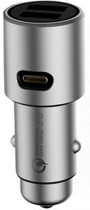 Зарядний пристрій Xiaomi Car Quick Charger 3.0 Silver (CZCDQ02ZM/GDS4053CN )