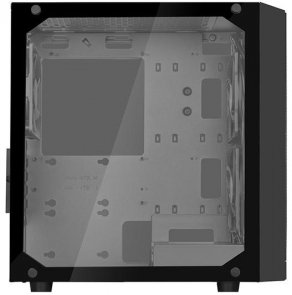 Корпус SILVER STONE Precision PS15 Pro Black with window (SST-PS15B-PRO)