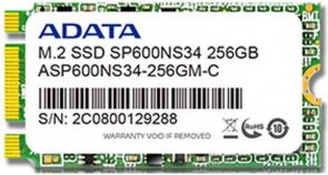 Твердотільний накопичувач A-Data SP600 2242 SATA III 256GB (ASP600NS34-256GM-C)