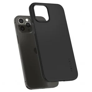 Фото: Чохол Spigen for iPhone 12 Pro Max - Thin Fit Black (ACS01612) № 6 | KTC