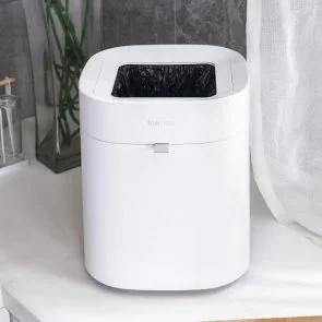 Фото: Смарт-кошик для сміття Xiaomi Smart Trash Bin TOWNEW Air White № 2 | KTC