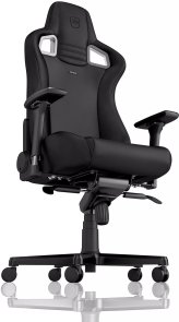 Крісло ігрове Noblechairs Epic Black Edition, PU шкіра, Al основа, Black