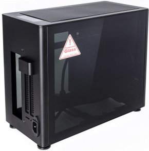 Корпус QUBE A4 Black with window (QBA4I_WBNU3)