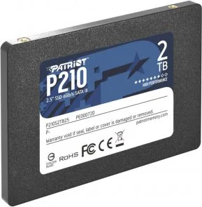 Фото: SSD-накопичувач Patriot P210 SATA III 2TB (P210S2TB25) № 3 | KTC