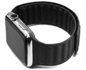  Ремінець HiC for Apple Watch 42/44mm - New Leather Link Black (MY9)