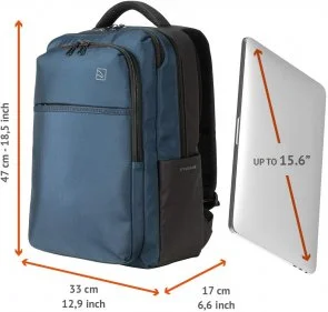 Фото: Рюкзак для ноутбука Tucano Marte Gravity AGS Blue (BKMAR15-AGS-B) № 4 | KTC